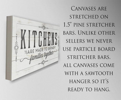 Kitchens Are Made - Canvas