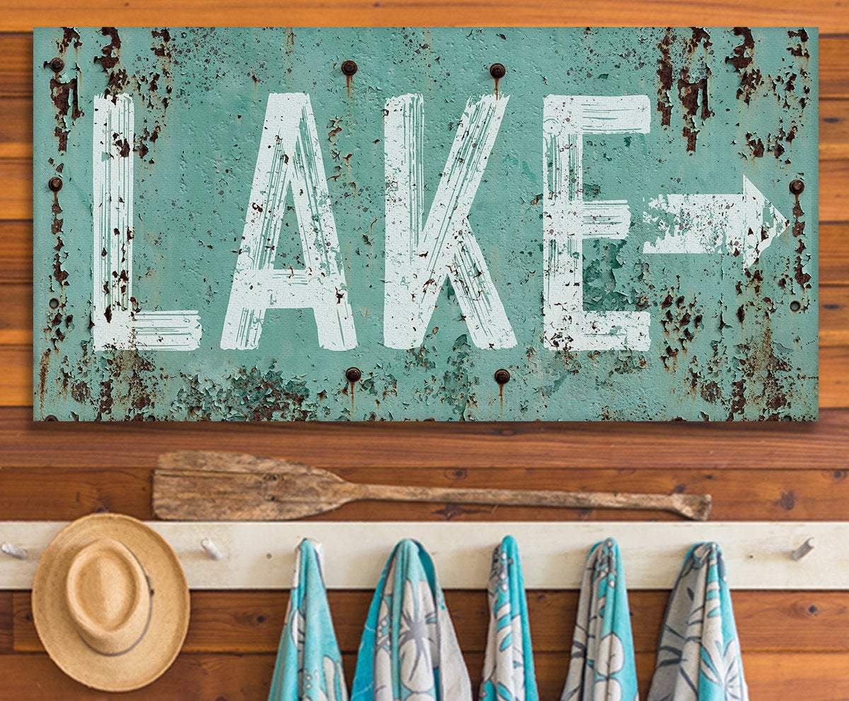 Lake Directional - Canvas