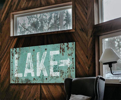 Lake Directional - Canvas