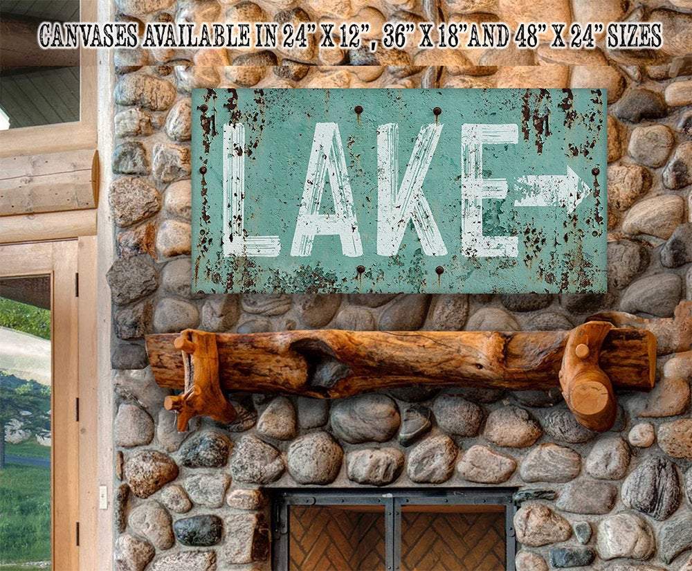 Lake Directional - Canvas