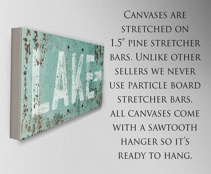 Lake Directional - Canvas