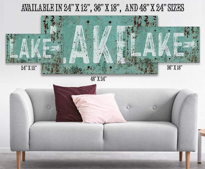 Lake Directional - Canvas