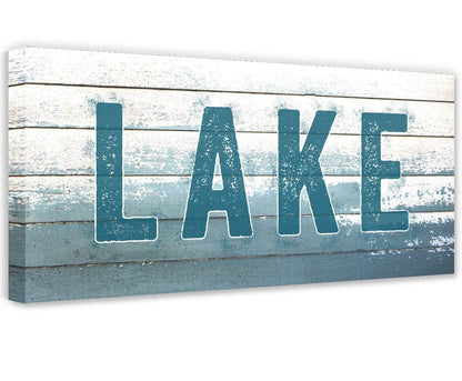 Lake Sign - Canvas