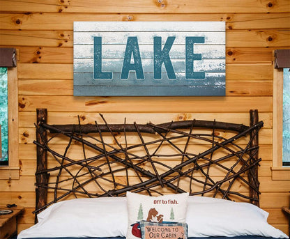 Lake Sign - Canvas
