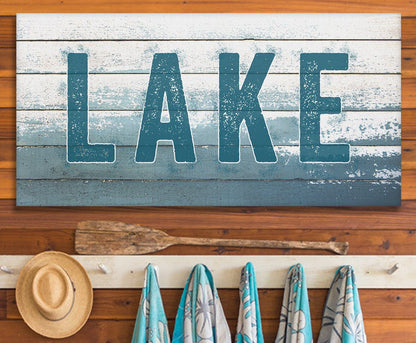 Lake Sign - Canvas
