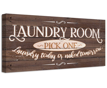 Laundry Pick One - Canvas