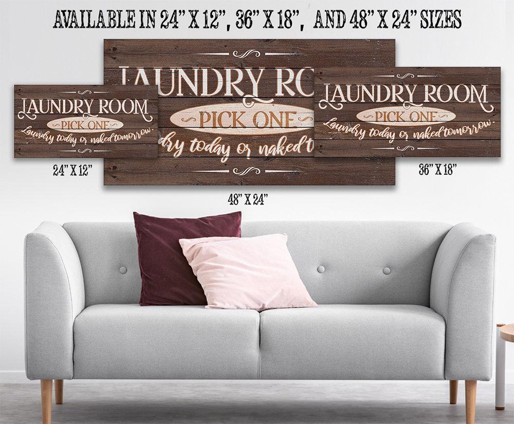 Laundry Pick One - Canvas