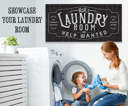 Laundry Room Help Wanted - Canvas