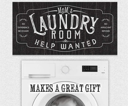 Laundry Room Help Wanted - Canvas