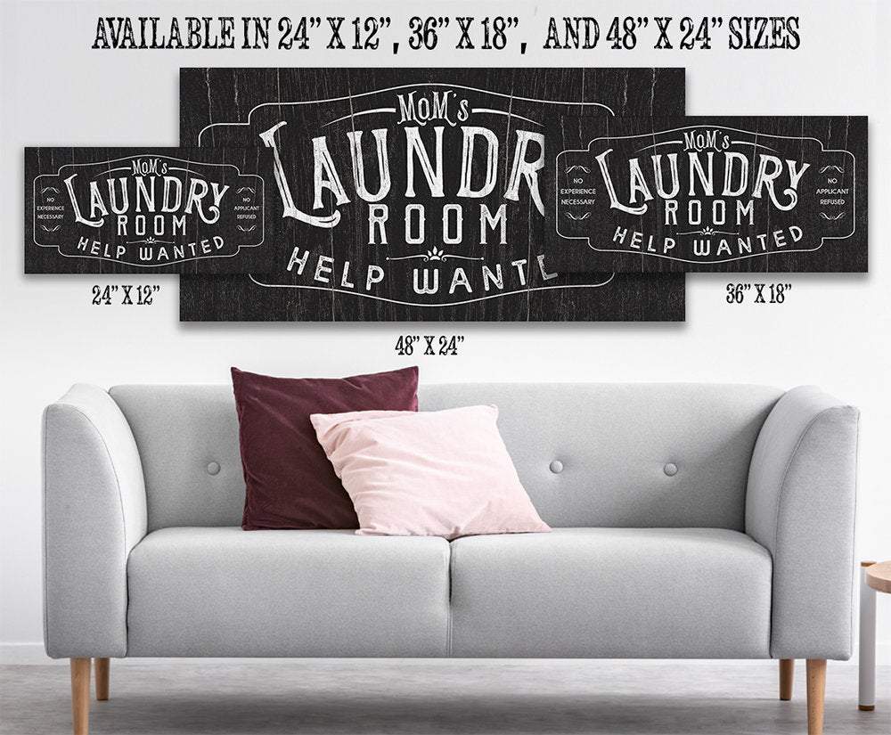 Laundry Room Help Wanted - Canvas