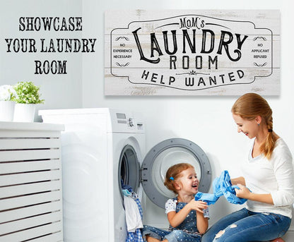 Laundry Room Help Wanted 2 - Canvas