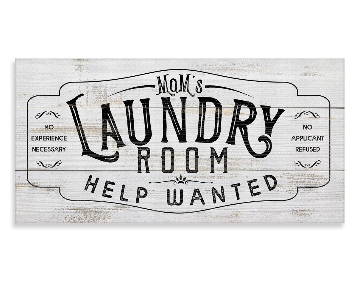 Laundry Room Help Wanted 2 - Canvas
