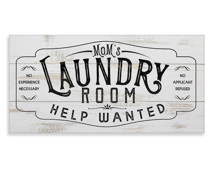 Laundry Room Help Wanted 2 - Canvas