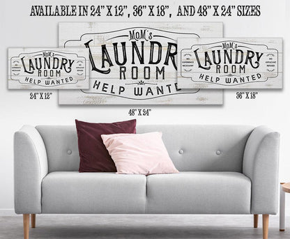 Laundry Room Help Wanted 2 - Canvas