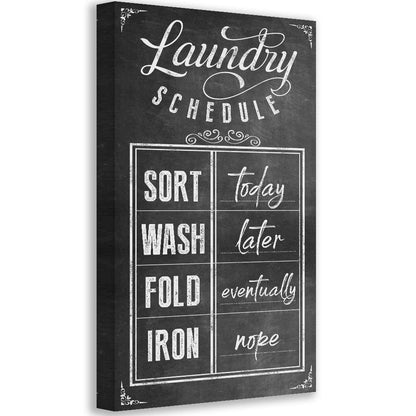 Laundry Schedule - Canvas