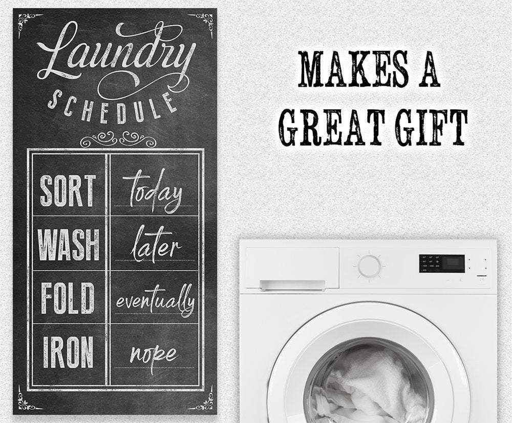 Laundry Schedule - Canvas