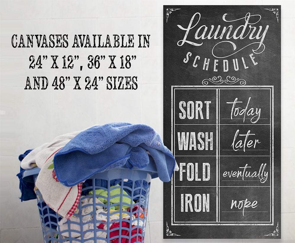 Laundry Schedule - Canvas