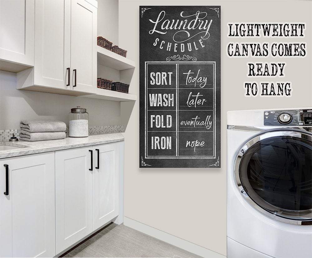Laundry Schedule - Canvas