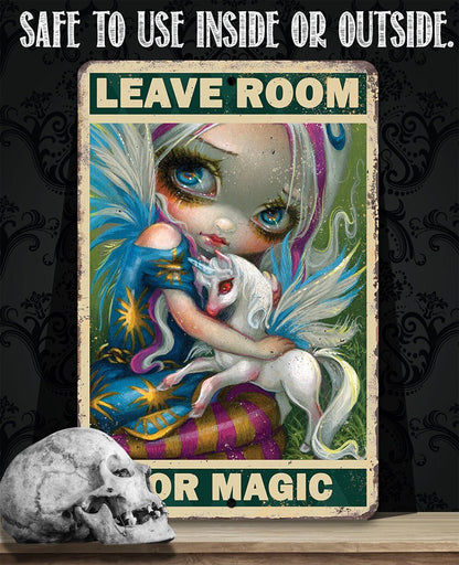 Leave Room For Magic - Metal Sign