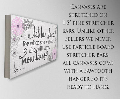 Let Her Sleep - Canvas