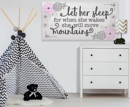 Let Her Sleep - Canvas