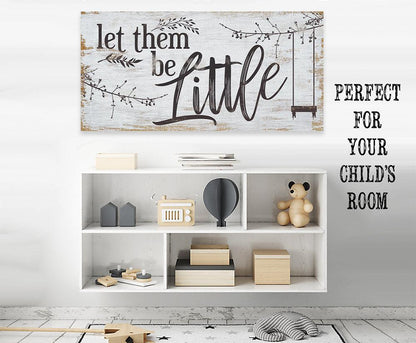 Let Them Be Little - Canvas