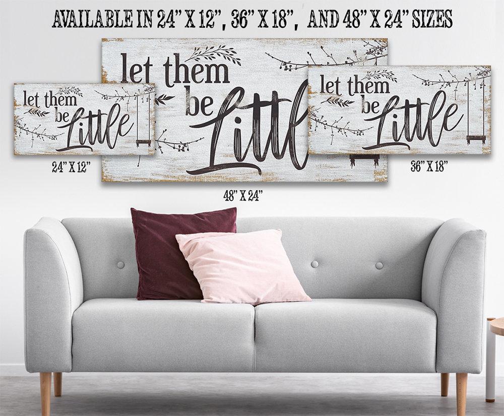Let Them Be Little - Canvas