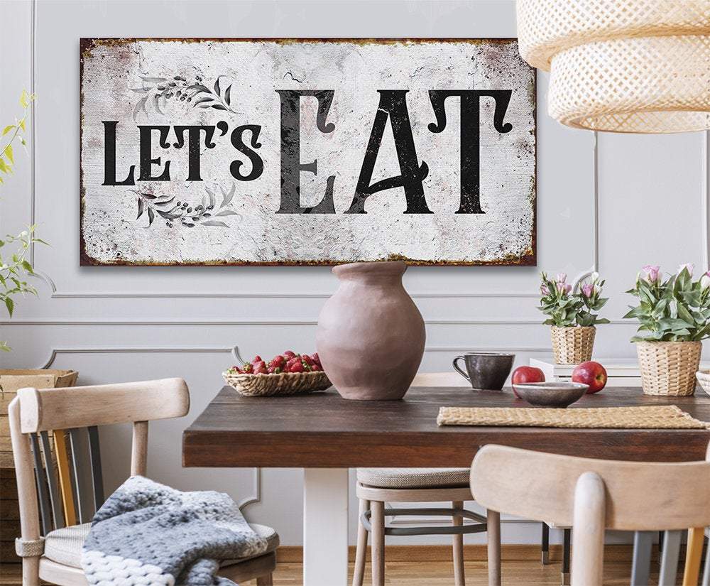 Let's Eat - Canvas