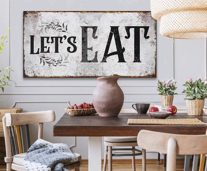 Let's Eat - Canvas