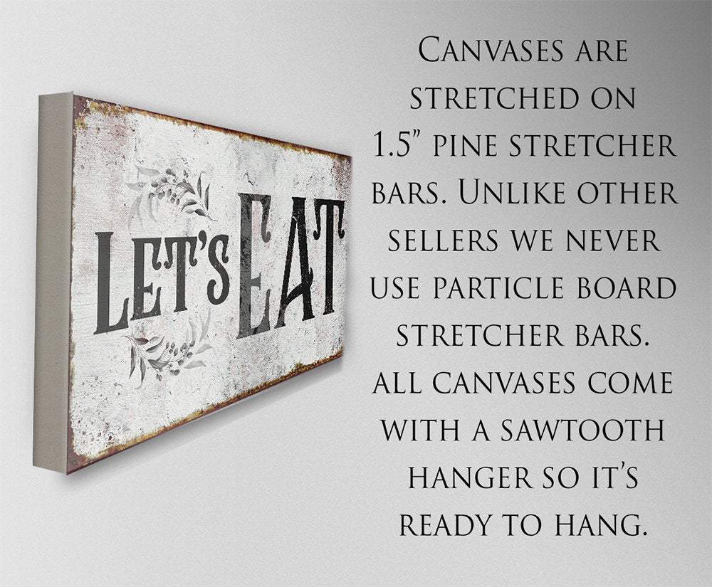 Let's Eat - Canvas