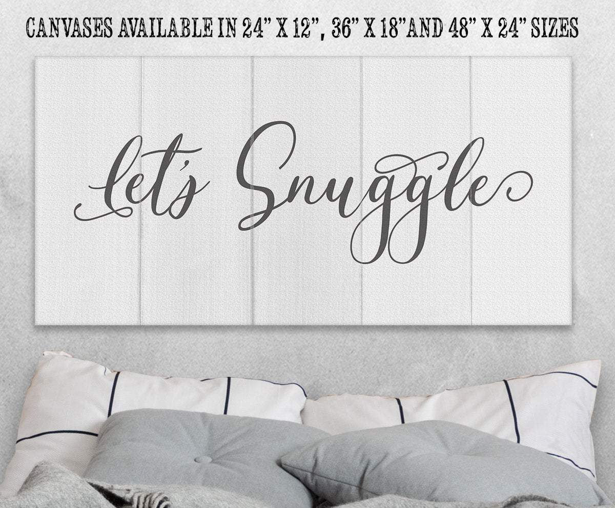 Let's Snuggle - Canvas
