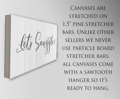 Let's Snuggle - Canvas