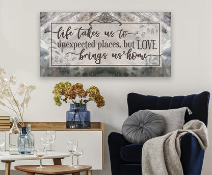 Life Takes Us To Unexpected Places - Canvas