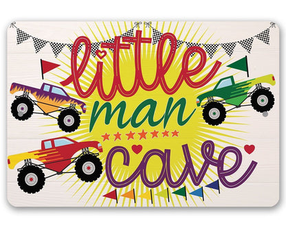 Little Man Cave - Metal Sign