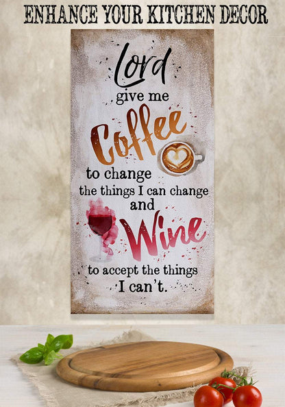 Lord,Give Me Coffee - Canvas