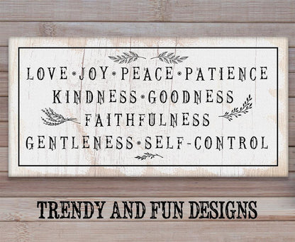 Love Joy Peace - Canvas