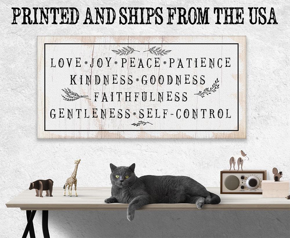 Love Joy Peace - Canvas