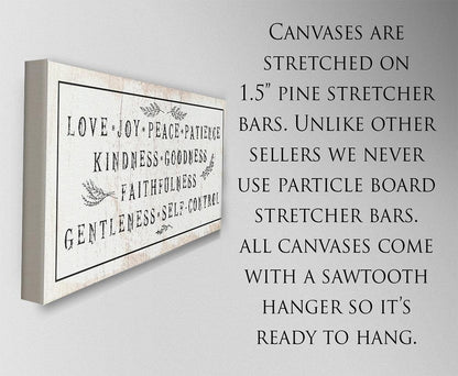 Love Joy Peace - Canvas