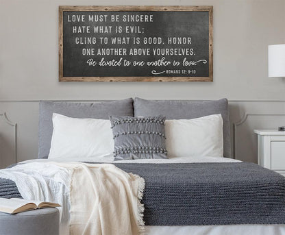 Love Must Be Sincere - Canvas