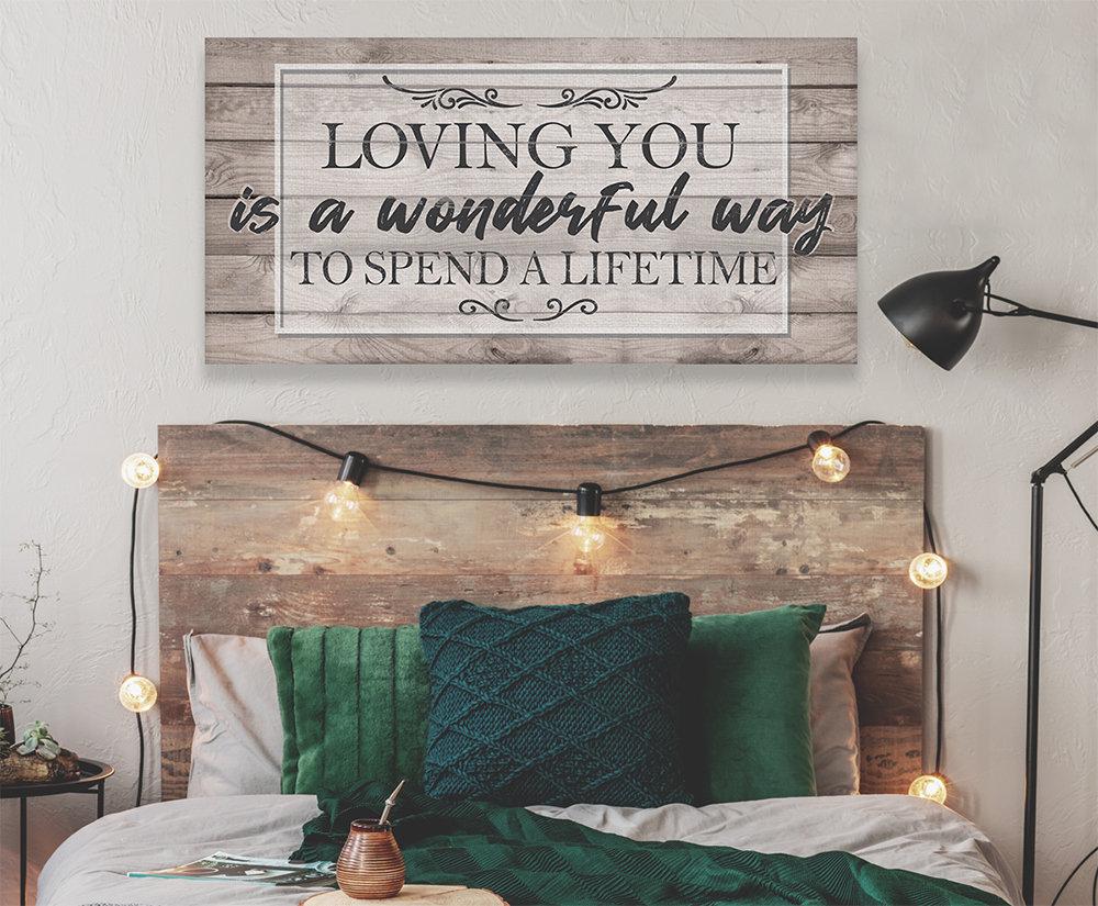 Loving You Is A Wonderful Way - Canvas