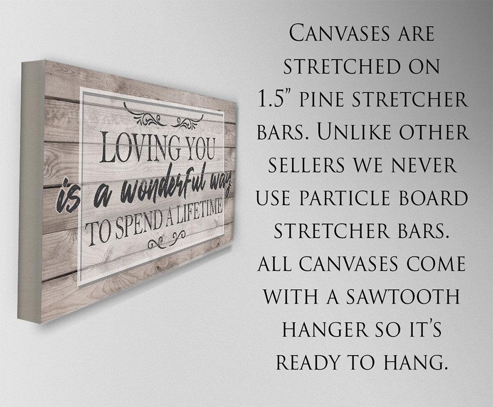 Loving You Is A Wonderful Way - Canvas