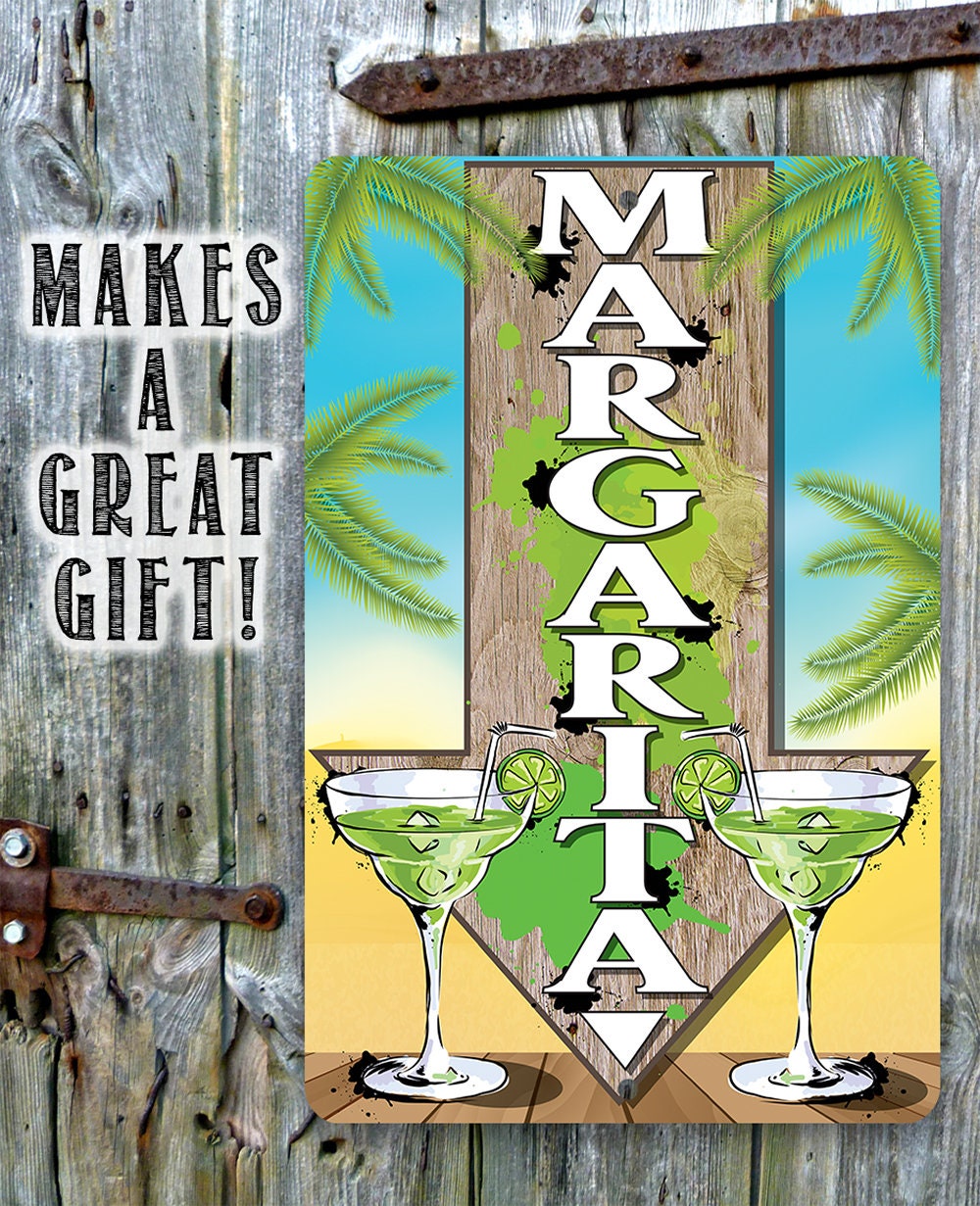 Margarita Directional -Metal Sign