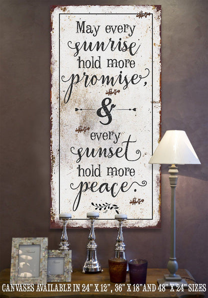 May Every Sunrise - Canvas