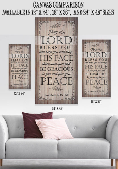 May The Lord Bless - Canvas