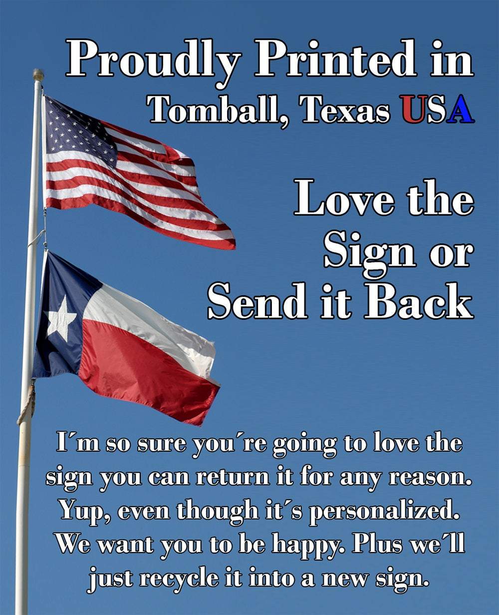 May Your Wine Glass - Metal Sign