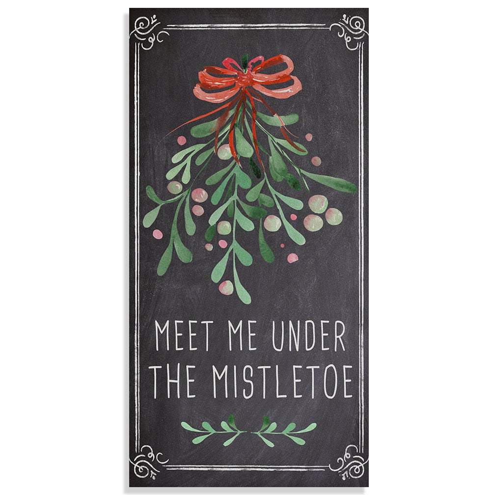 Meet Me Under The Mistletoe - Canvas