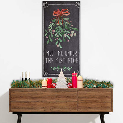 Meet Me Under The Mistletoe - Canvas
