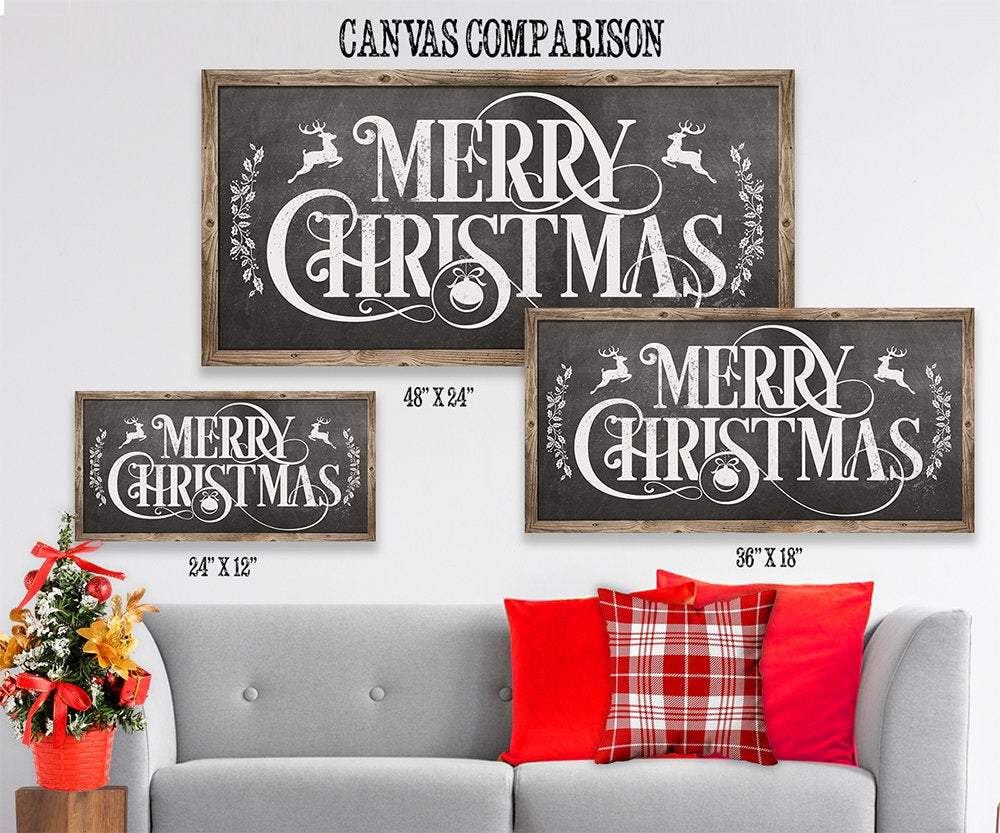 Merry Christmas - Canvas