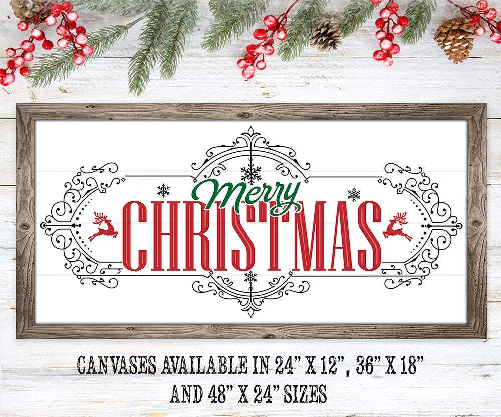 Merry Christmas 5 - Canvas