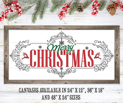 Merry Christmas 5 - Canvas